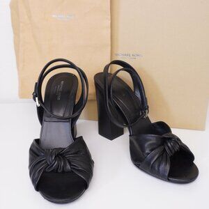 Michael Kors Collection Gabrielle Runway Leather Slingback Sandals